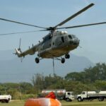 Suman dos aeronaves al combate de incendios en Tlilalpan, Veracruz