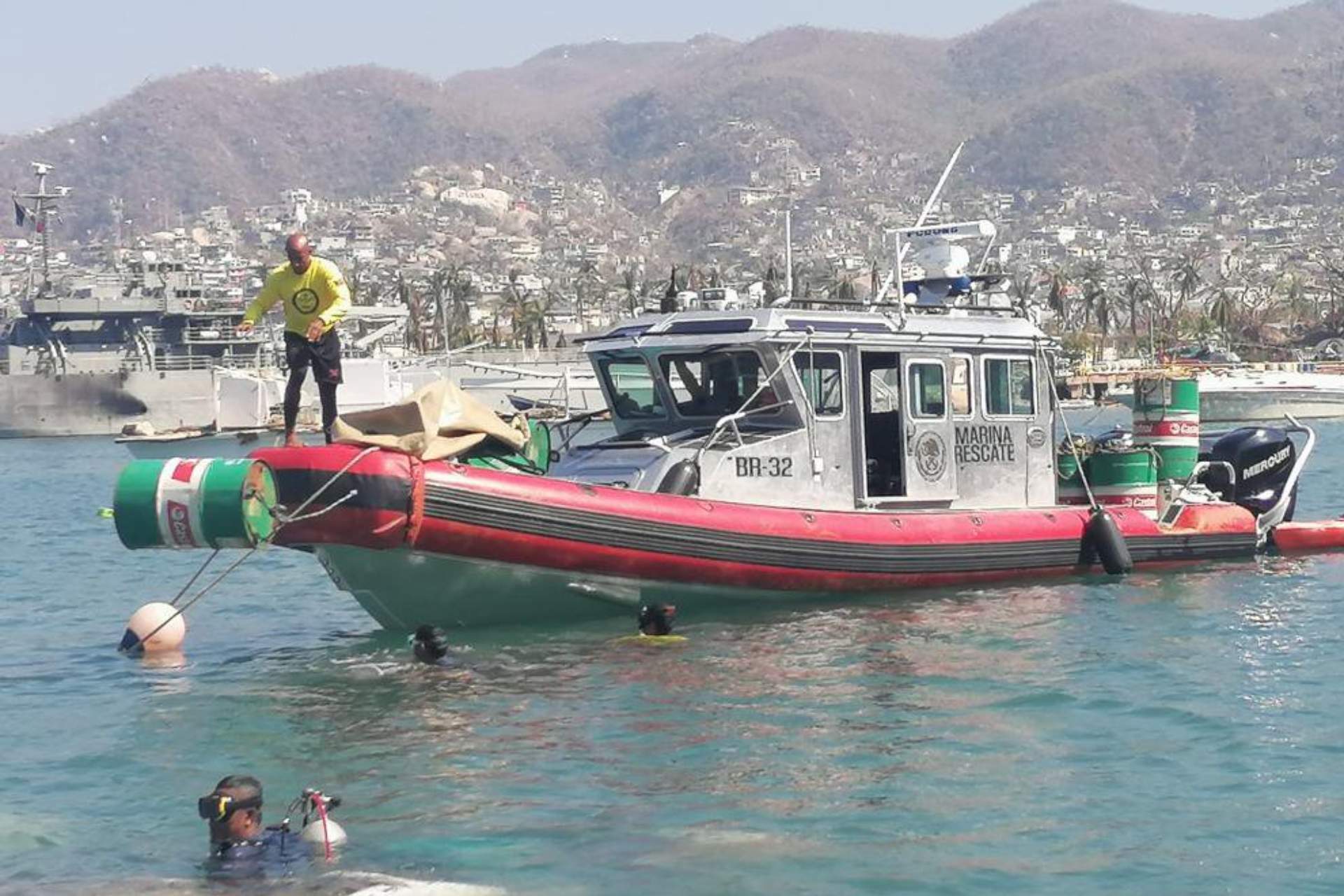 Siguen 31 personas desaparecidas tras el impacto de Otis en Acapulco