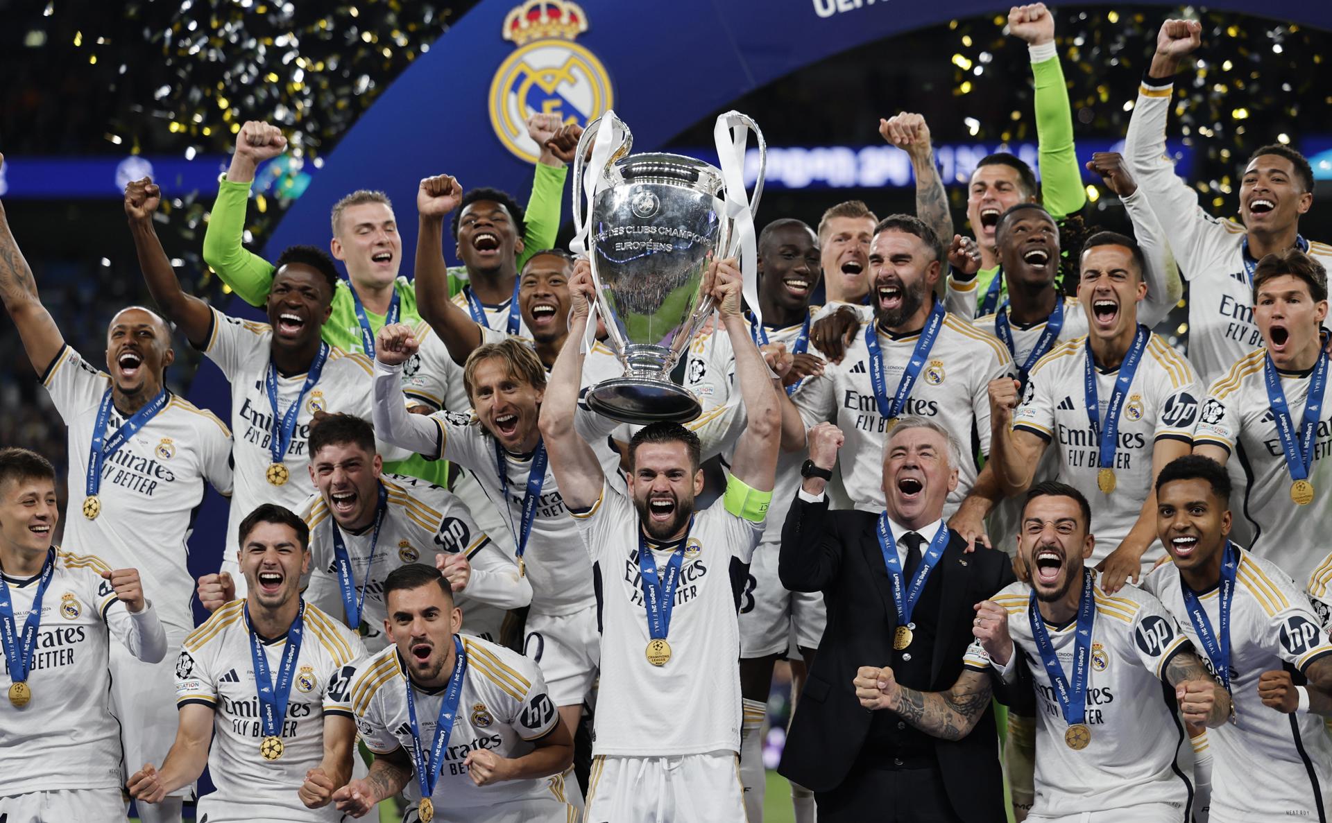El Real Madrid celebra la ‘Decimoquinta’ en el Santiago Bernabéu
