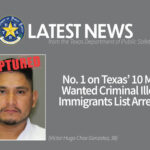 Texas anuncia arresto de uno de los 10 indocumentados incluidos en lista de más buscados