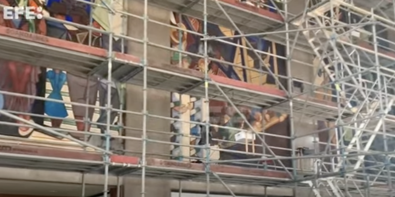 El mayor conjunto mural del siglo XX en Portugal renacerá a orillas del Tajo El mayor conjunto mural del siglo XX en Portugal renacerá a orillas del Tajo