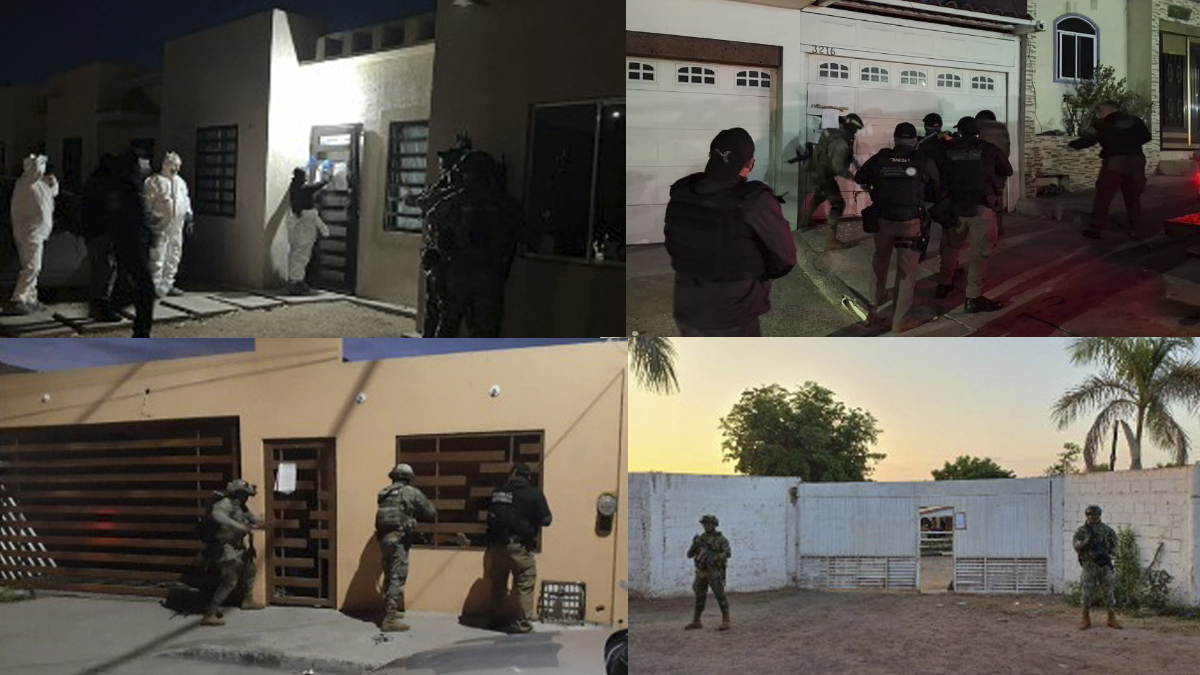 Semar y FGR aseguran en Culiacán precursores químicos; hay 9 detenidos