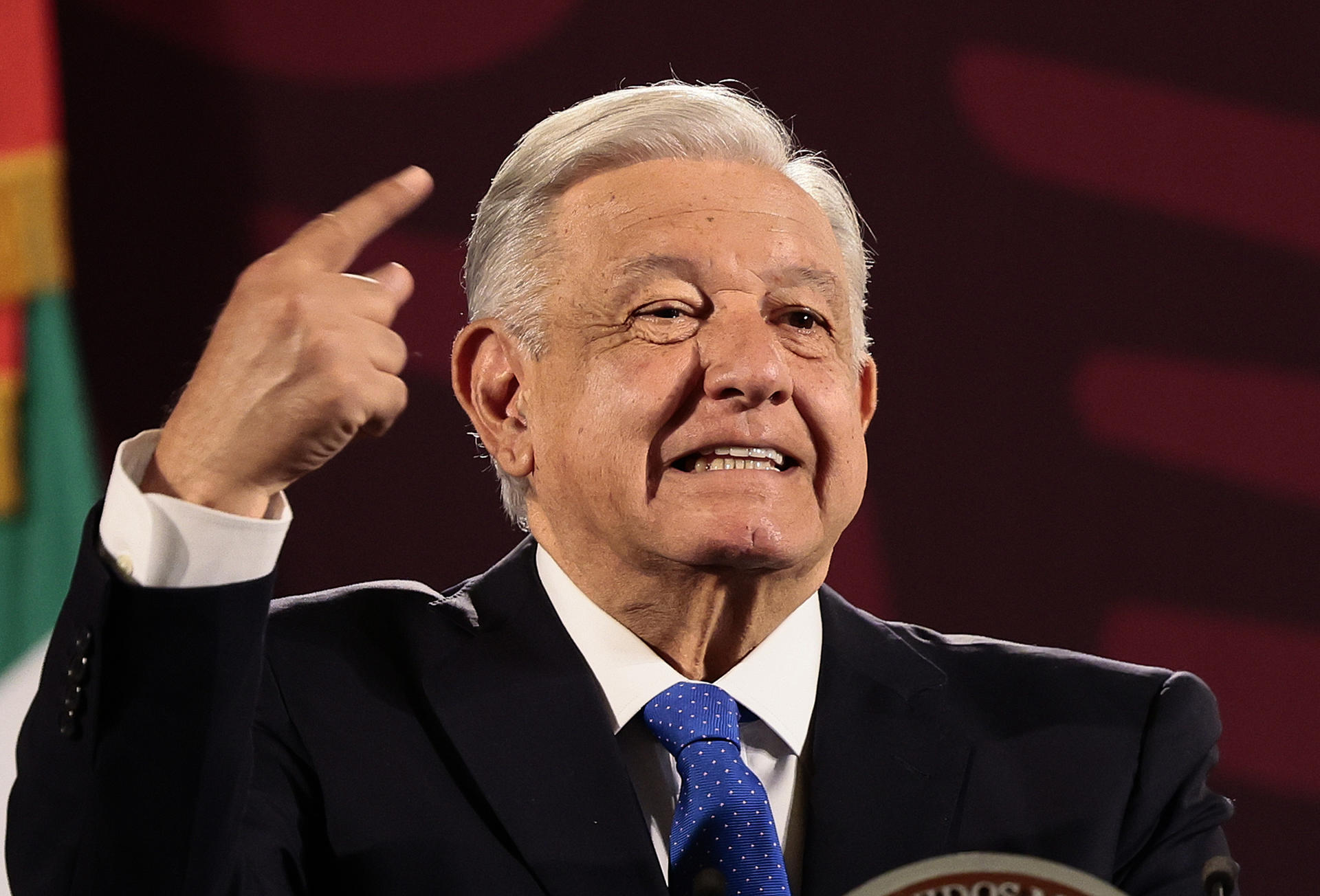  López Obrador indicó que las autoridades estadounidenses no han revelado la información completa sobre la captura del líder del cártel de Sinaloa. Foto: López-Dóriga Digital.   