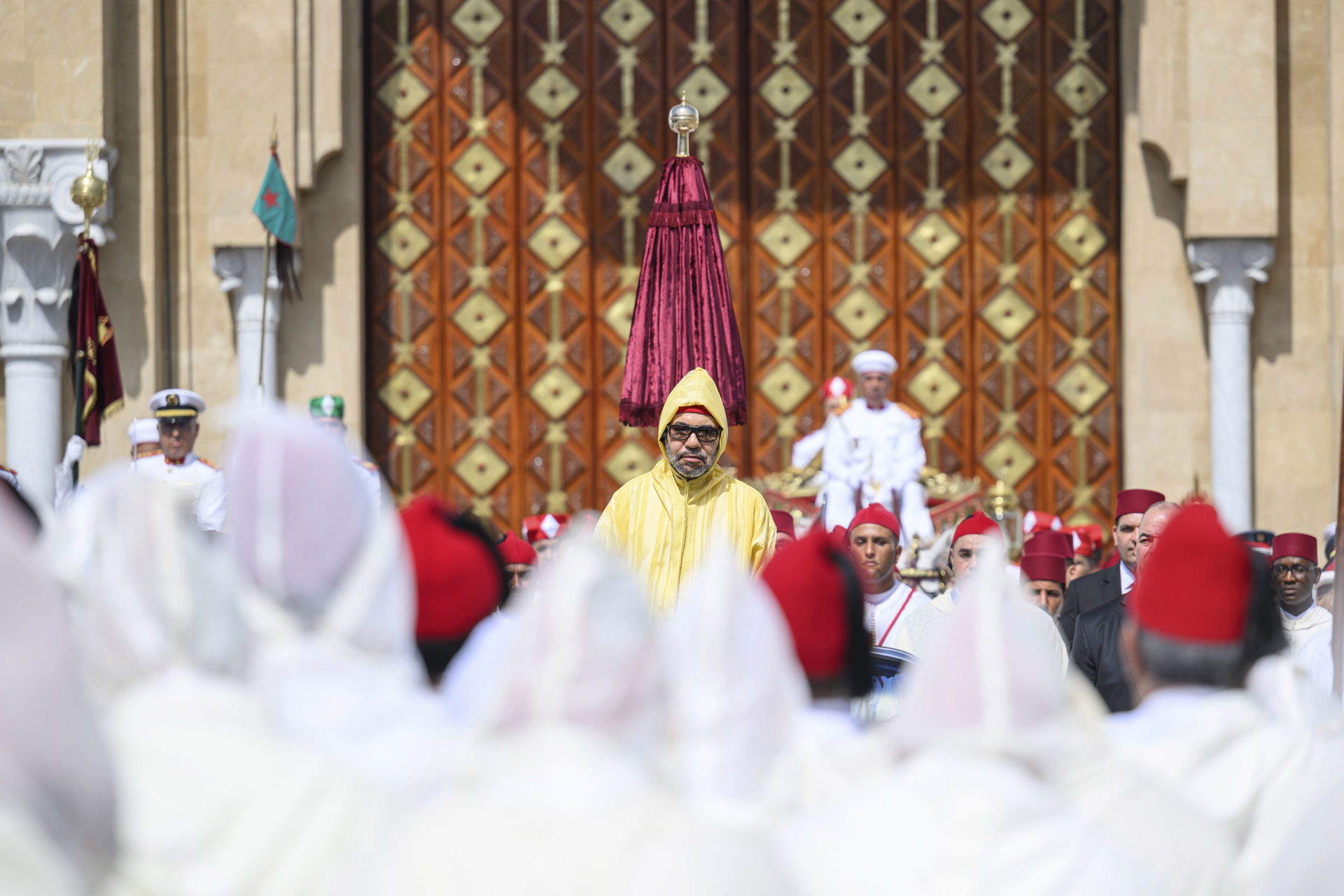 Los notables de Marruecos renuevan su pleitesía al rey Mohamed VI en el Día del Trono