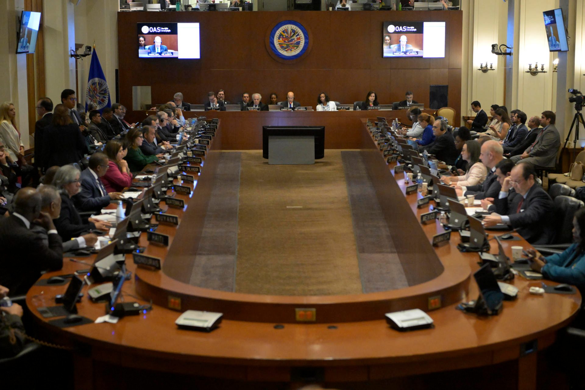 EE.UU. defiende que la OEA debe servir como “vehículo” para resolver la crisis de Venezuela EE.UU. defiende que la OEA debe servir como “vehículo” para resolver la crisis de Venezuela