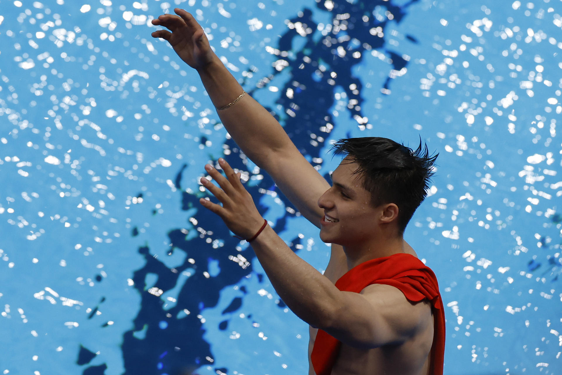 “Estamos bien y de buenas”: AMLO celebra la medalla de bronce de Osmar Olvera en París 2024