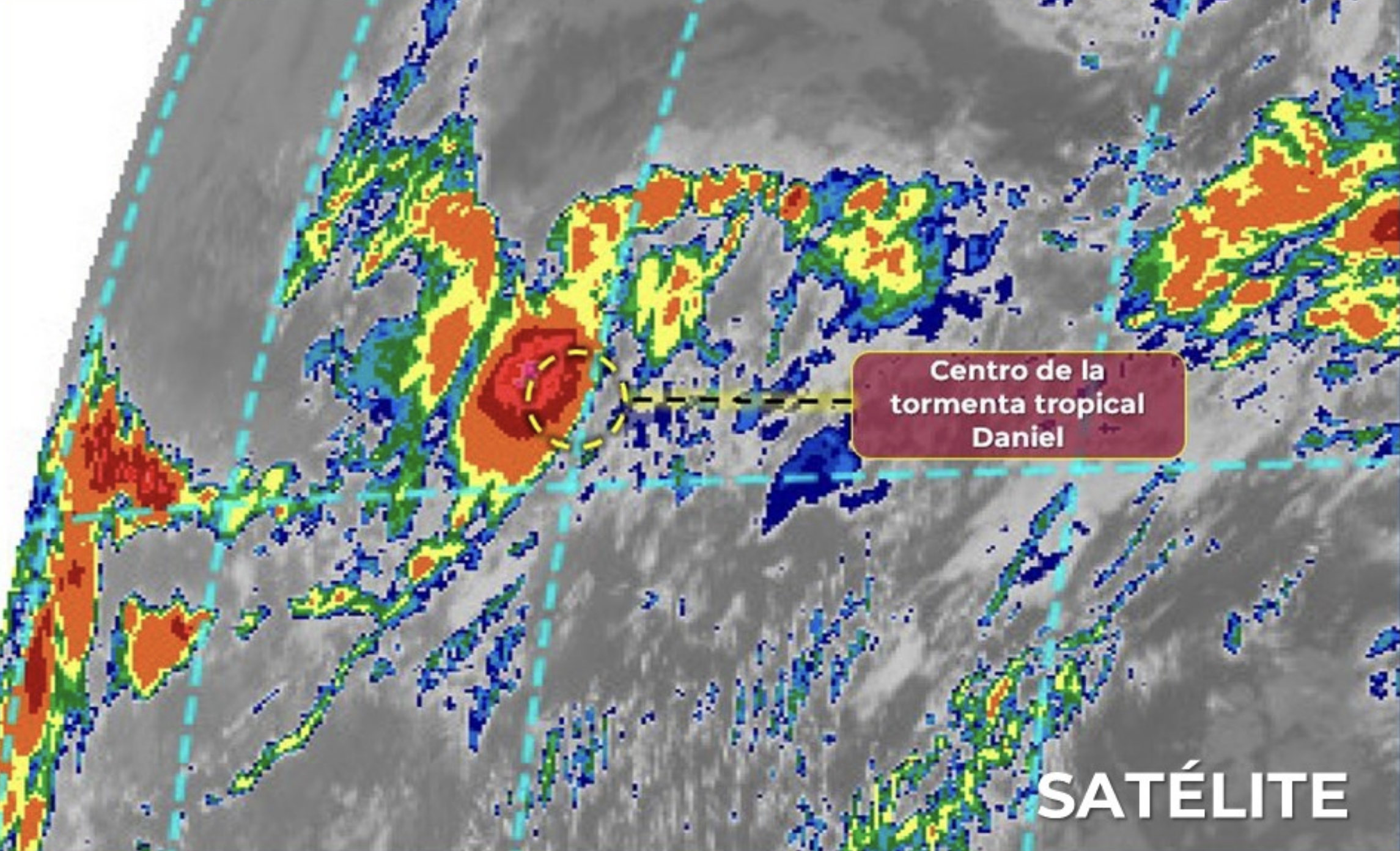 Se forma la tormenta tropical Daniel en el Pacífico; no afecta a territorio nacional Se forma la tormenta tropical Daniel en el Pacífico; no afecta a territorio nacional