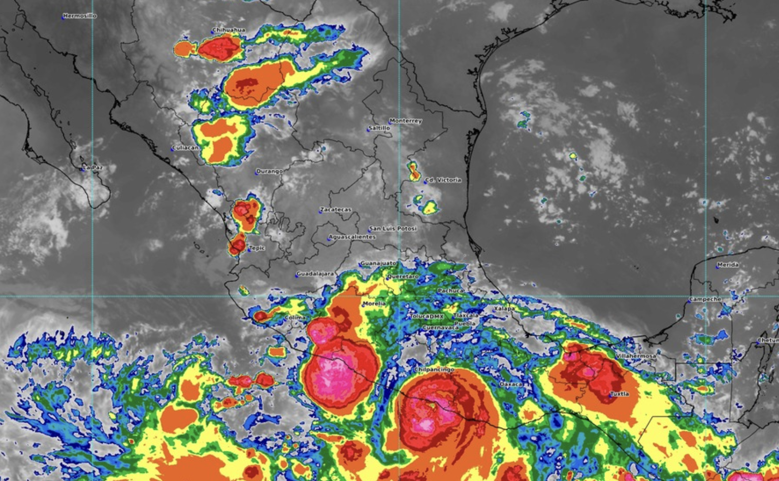 AMLO advierte  por X que ‘John’ tocará tierra como categoría 3