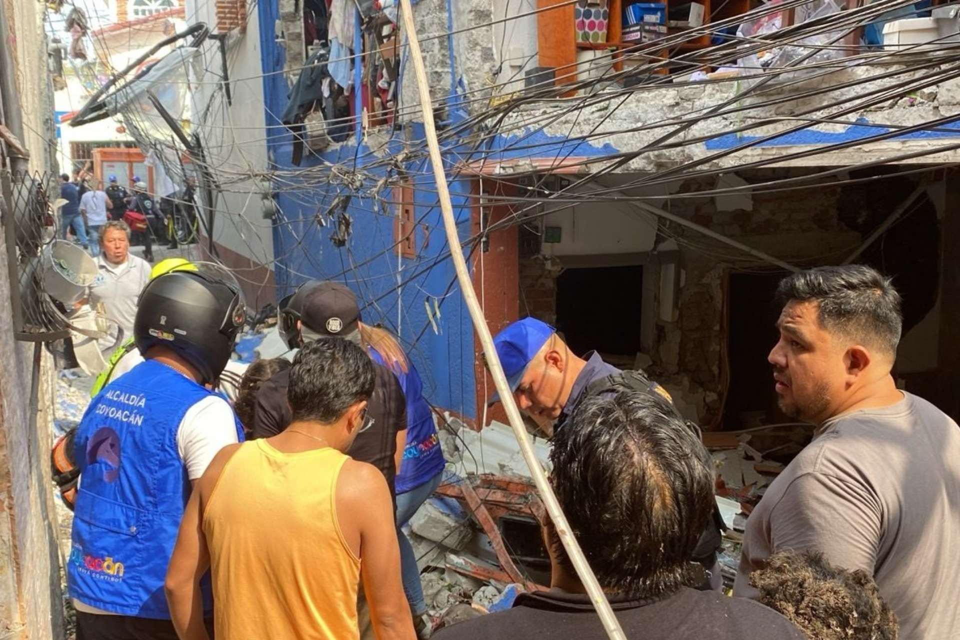 Explosión por acumulación de gas deja al menos 10 heridos en Coyoacán Explosión por acumulación de gas deja al menos 10 heridos en Coyoacán
