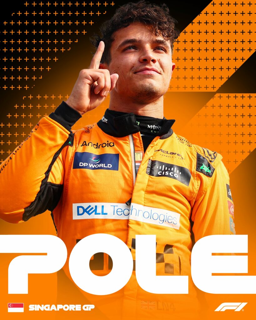 Norris saldrá primero, delante de Verstappen, en Singapur - gyazamgxmaeiy6k-819x1024