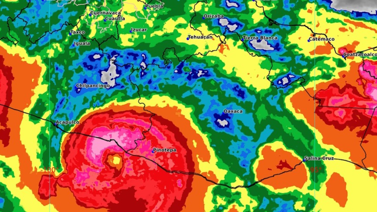 Huracán ‘John’ tocará tierra entre Guerrero y Oaxaca