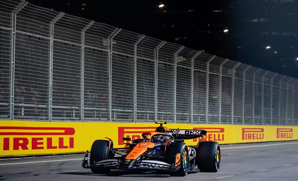 Norris saldrá primero, delante de Verstappen, en Singapur