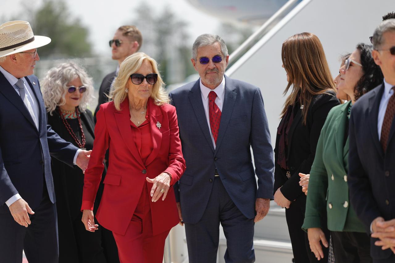Jill Biden llega a México para la investidura de Claudia Sheinbaum Jill Biden llega a México para la investidura de Claudia Sheinbaum