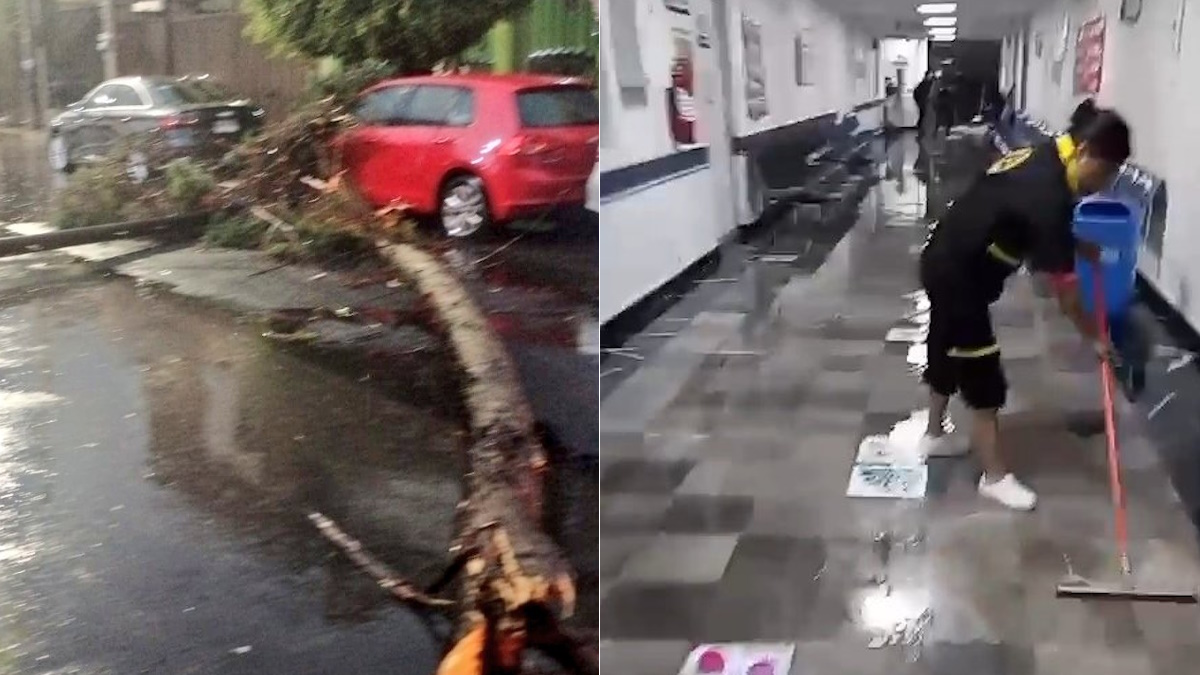 Lluvias provocan severas afectaciones en las zonas oriente y sur de la CDMX