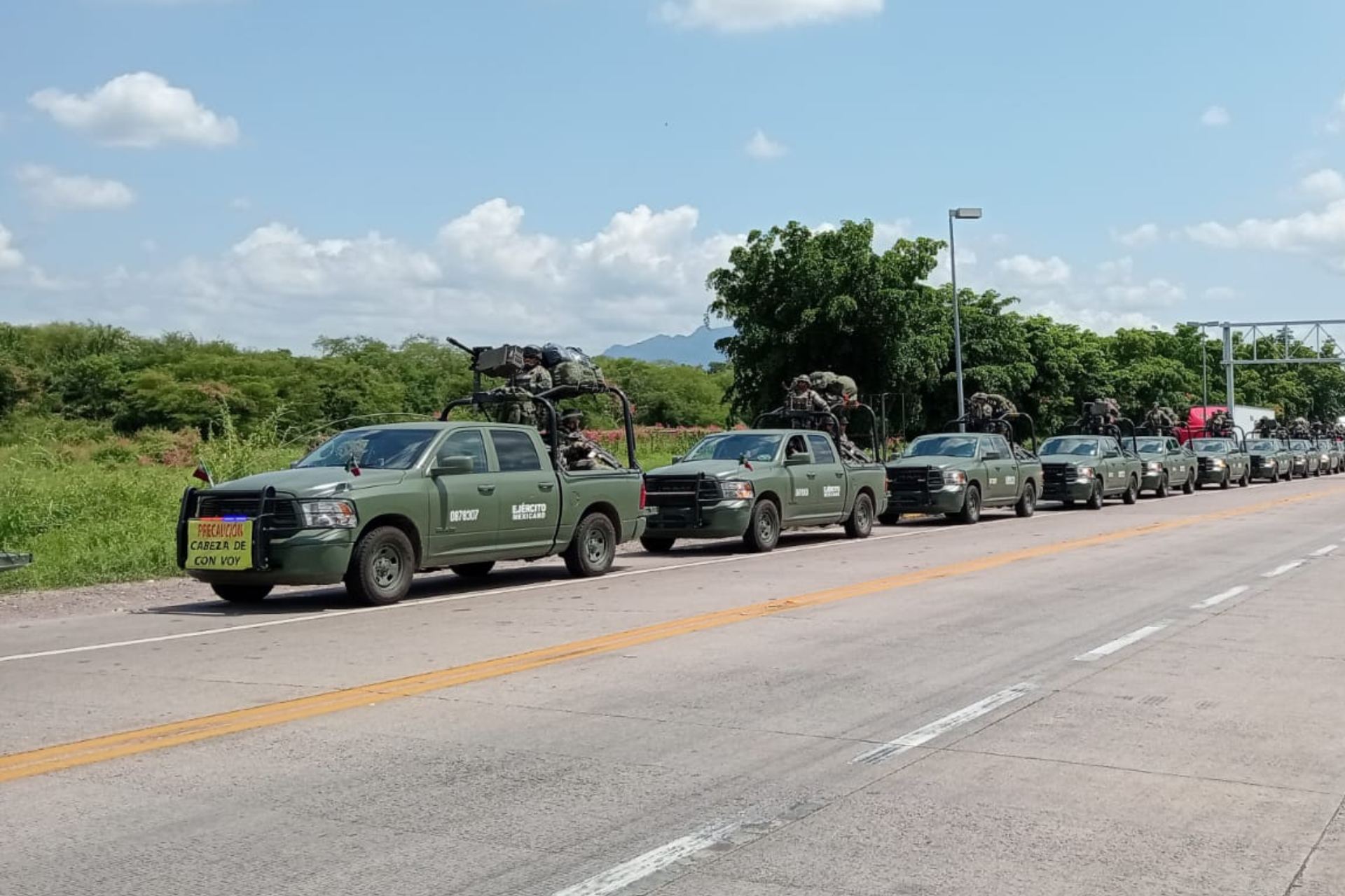 Refuerzan seguridad en Sinaloa con 600 militares Refuerzan seguridad en Sinaloa con 600 militares