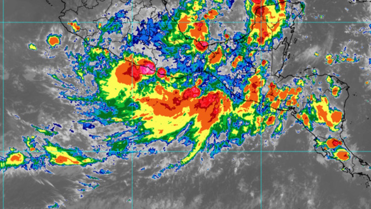 Alertan por lluvias en 10 estados por la depresión tropical “Once-E”
