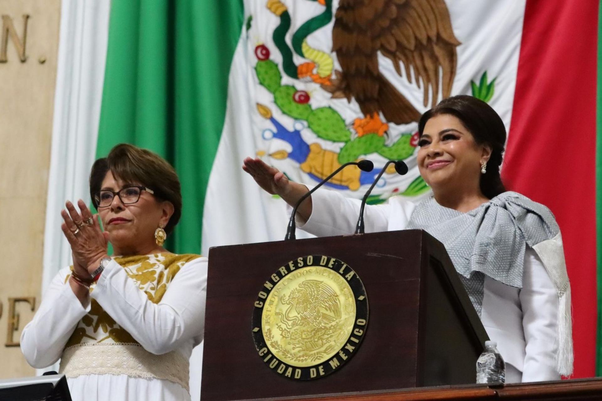 Clara Brugada protesta como jefa de Gobierno de CDMX