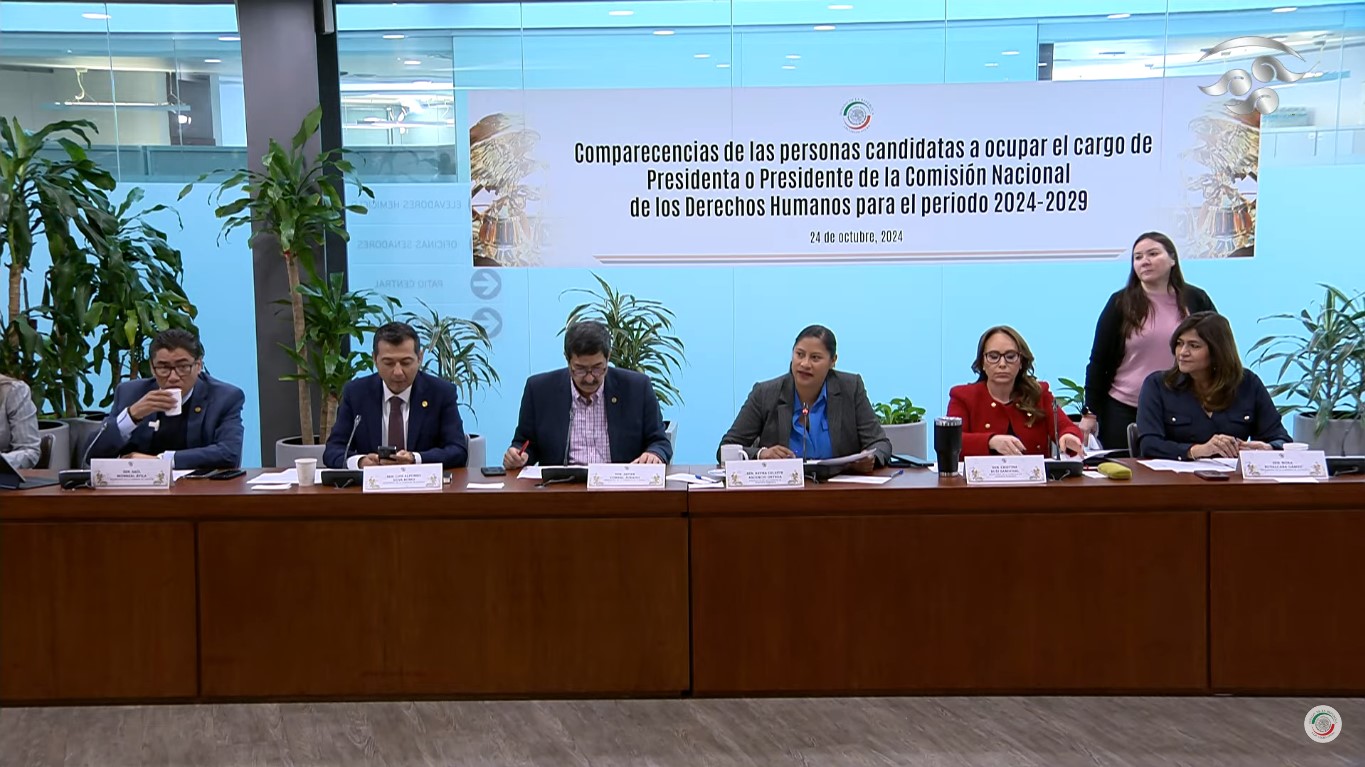 Senado inicia comparecencias de aspirantes a presidir la CNDH Senado inicia comparecencias de aspirantes a presidir la CNDH