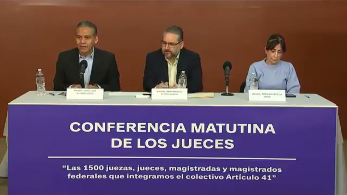 “Enterada está, eso es lo importante”, responde magistrado a Sheinbaum tras falla técnica en notificación sobre reforma judicial “Enterada está, eso es lo importante”, responde magistrado a Sheinbaum tras falla técnica en notificación sobre reforma judicial