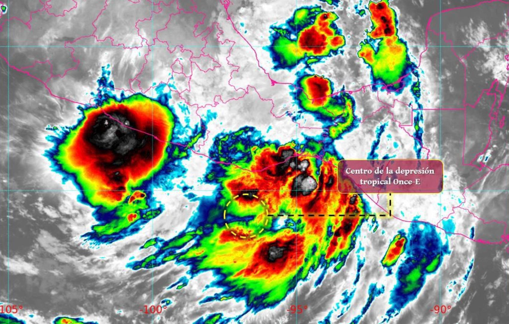 Suspenden clases en Guerrero para este viernes por la depresión tropical Once-E