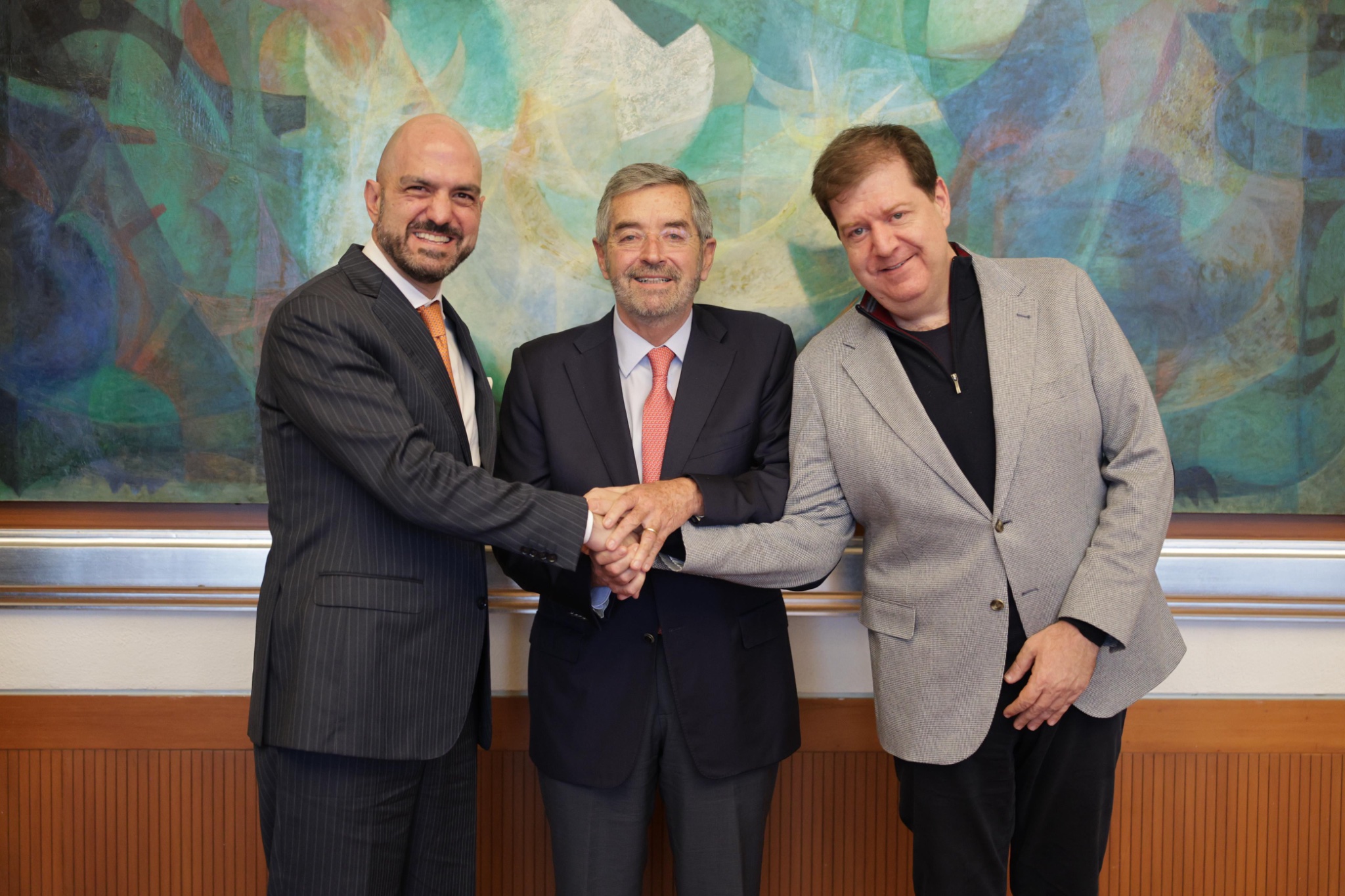 Encabeza canciller De la Fuente reunión con representantes de las comunidades libanesa y judía en México; llaman a la paz en Gaza