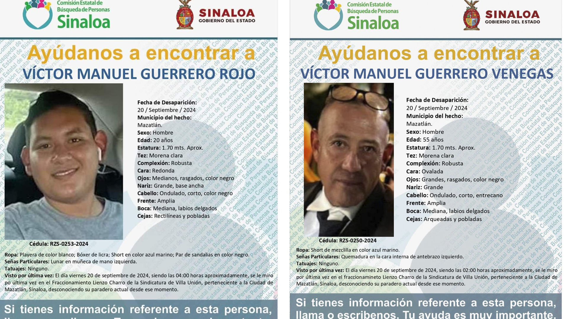 Desaparece sobrino de activista en Sinaloa; piden ayuda para localizarlo Desaparece sobrino de activista en Sinaloa; piden ayuda para localizarlo