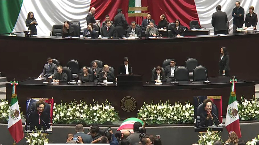 Congreso rinde homenaje a la maestra Ifigenia Martínez Congreso rinde homenaje a la maestra Ifigenia Martínez