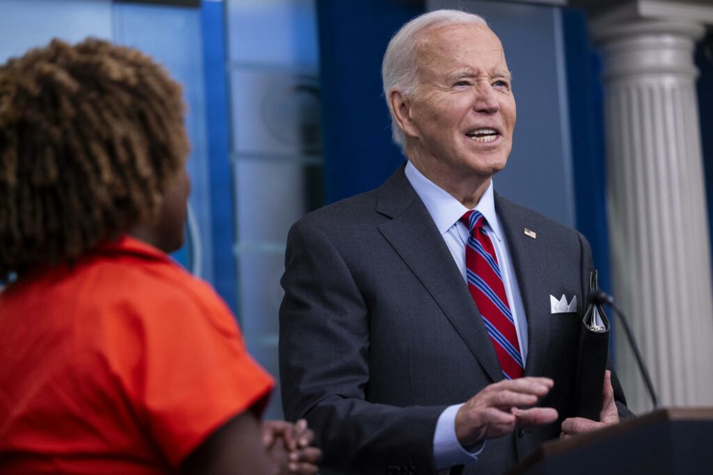 Biden comparece en la sala de prensa de la Casa Blanca por primera vez en su mandato - joe-biden-casa-blanca-1024x683