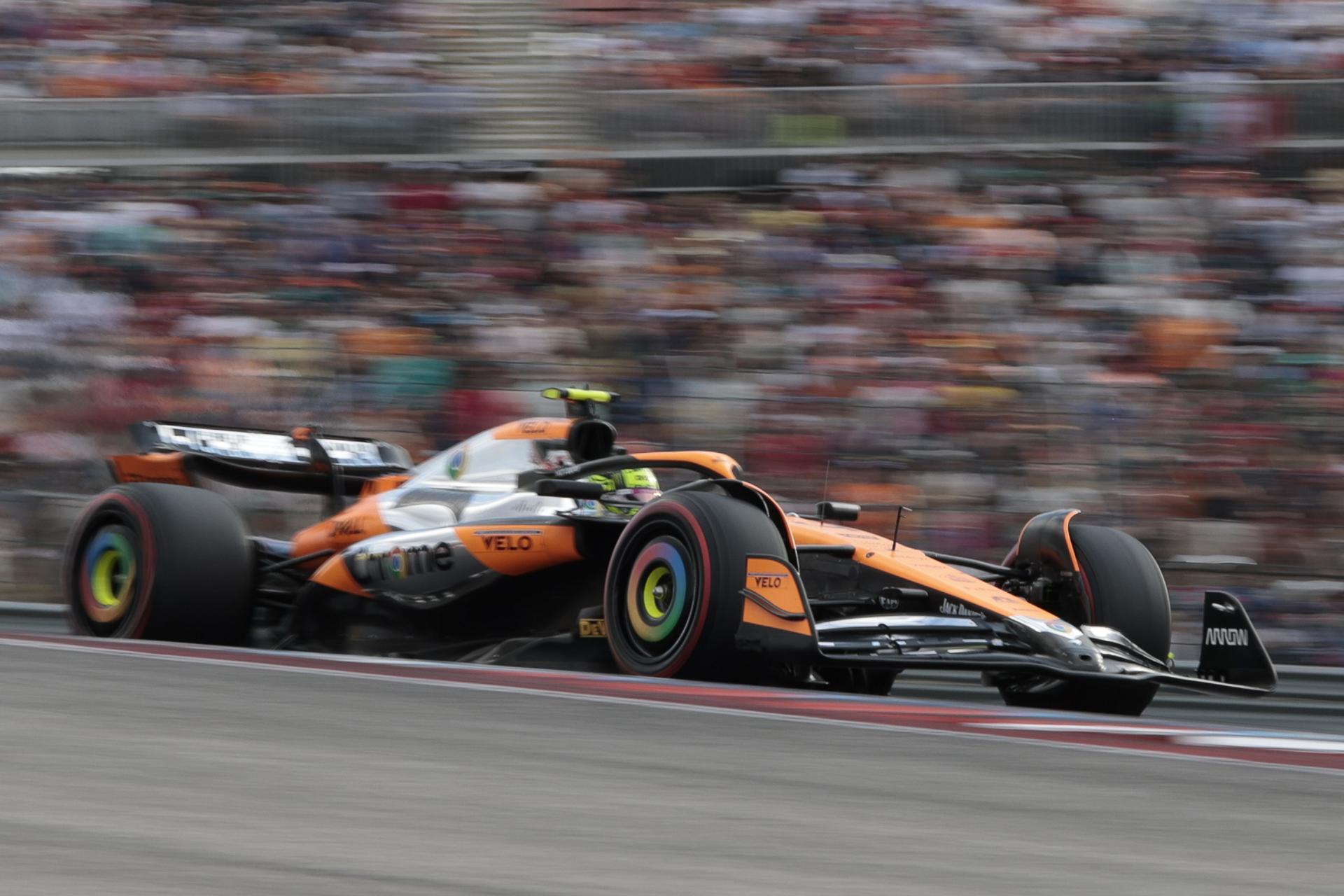 Lando Norris se lleva la ‘pole’ del GP de EE.UU.; Pérez saldrá décimo