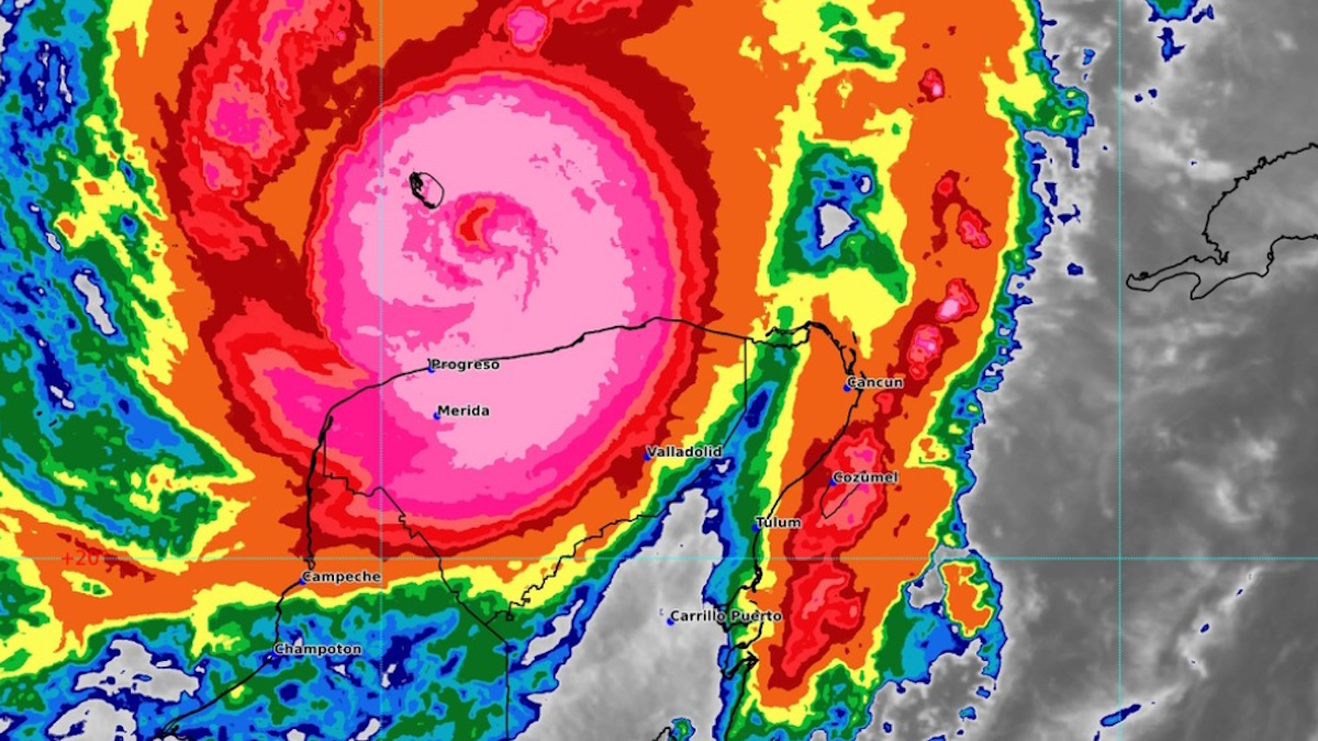 ‘Milton’ se degrada; bandas nubosas afectarán a Campeche, Yucatán y Quintana Roo