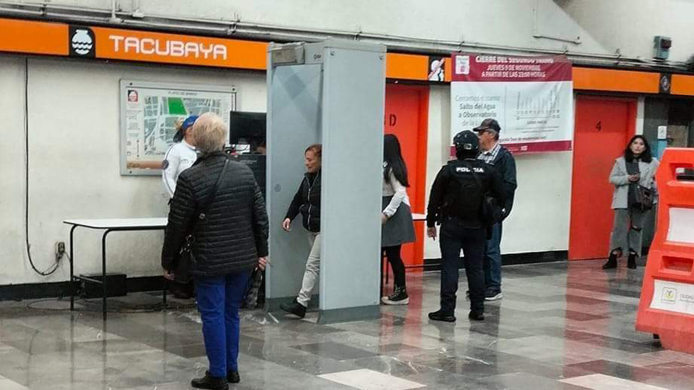 Aumentan revisiones en Metro, pero arcos detectores no se usan Aumentan revisiones en Metro, pero arcos detectores no se usan