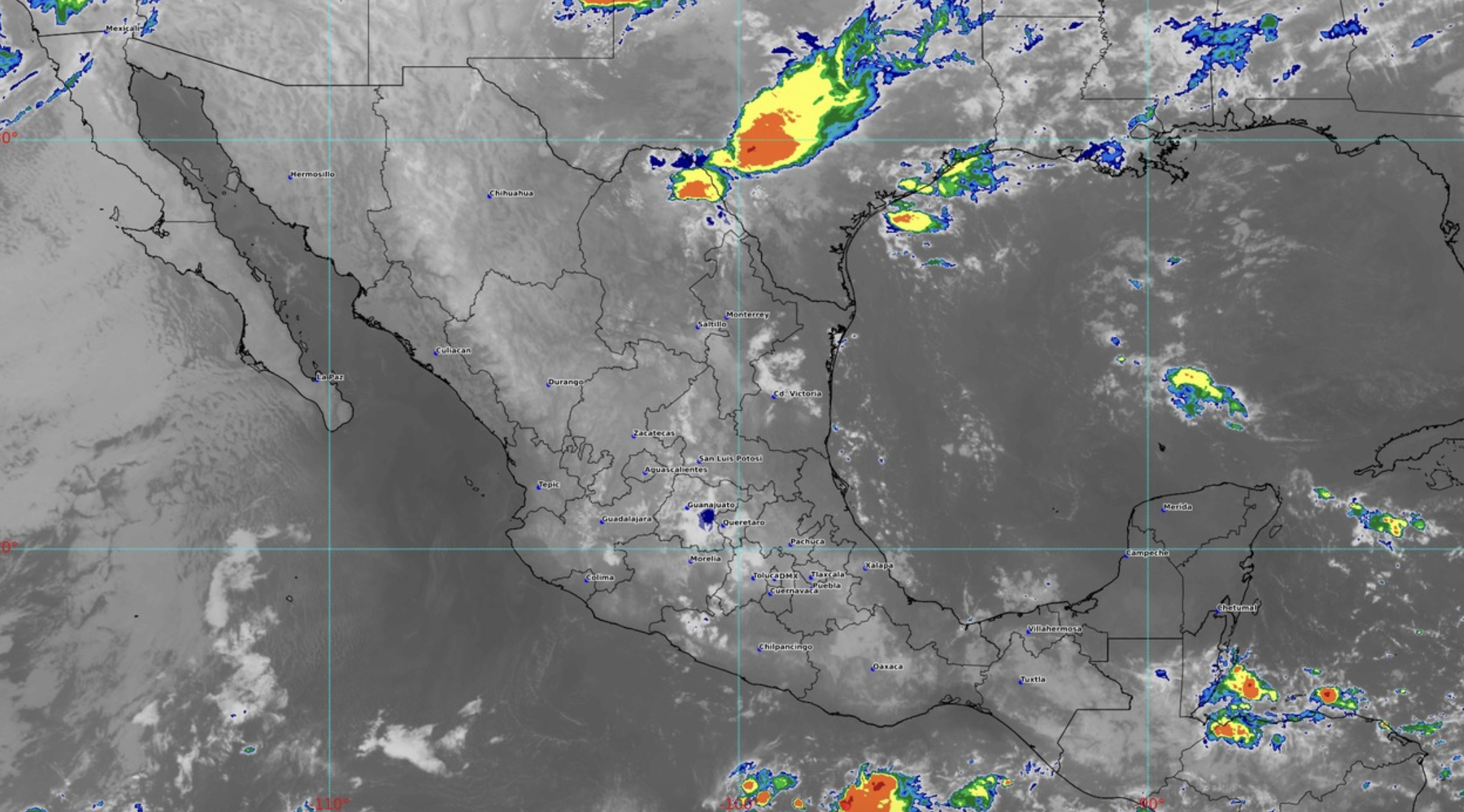 Pronostican lluvias y heladas en varias regiones de México Pronostican lluvias y heladas en varias regiones de México