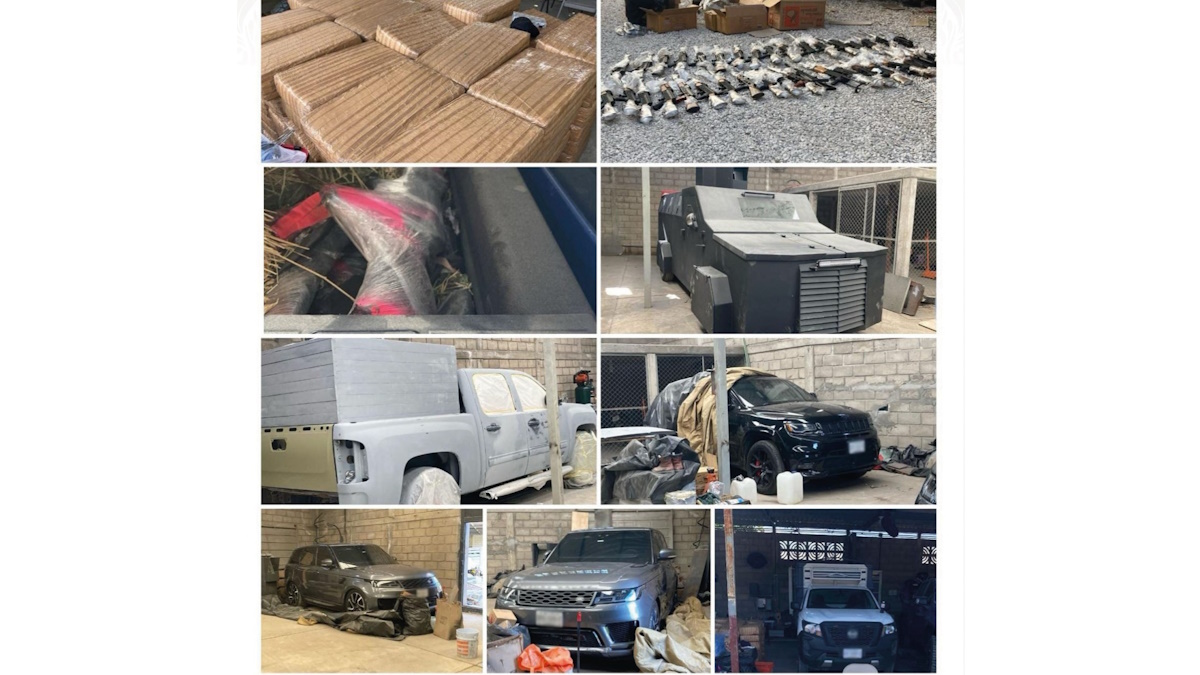 Decomisan drogas, armas y vehículos modificados tras cateo en Tuxtla Gutiérrez