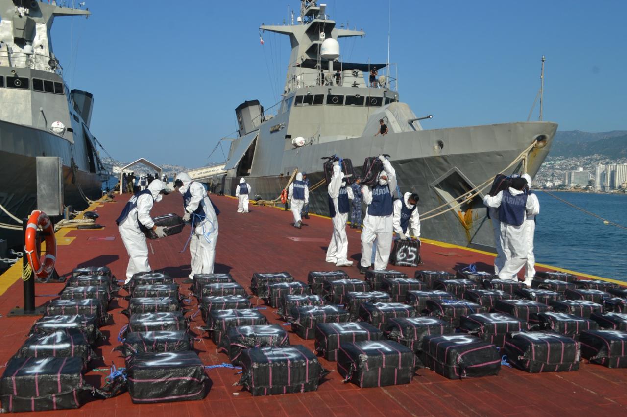 Semar acumula 48 mil kg de cocaína asegurados y 161 detenciones en lo que va de 2024