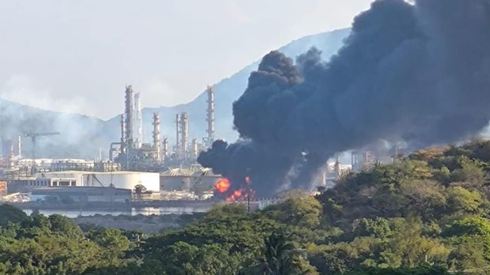 #Video Se registra incendio en refinería de Salina Cruz; no hubo daños ni heridos