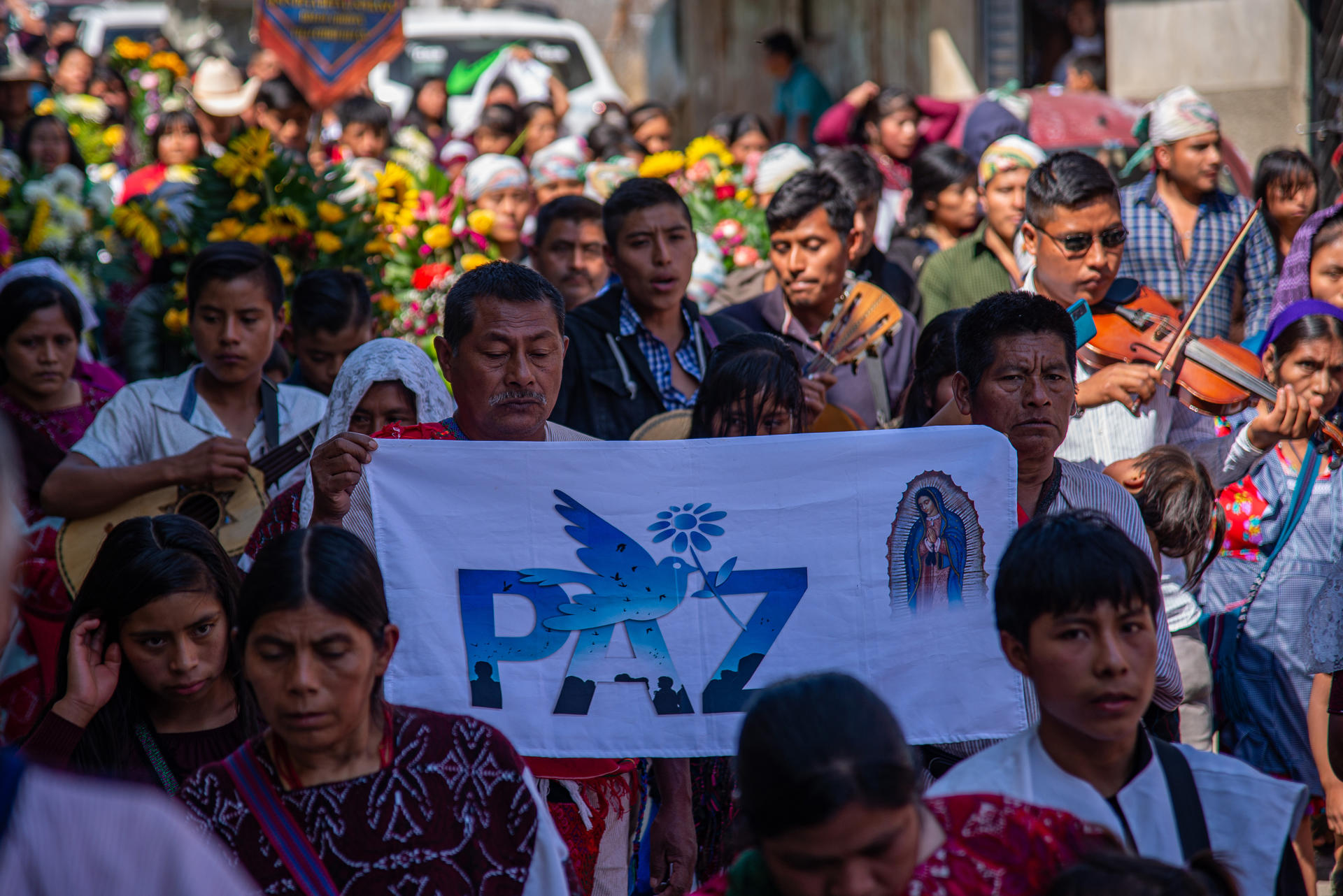 Peregrinación indígena exige paz y justicia en Chiapas Peregrinación indígena exige paz y justicia en Chiapas