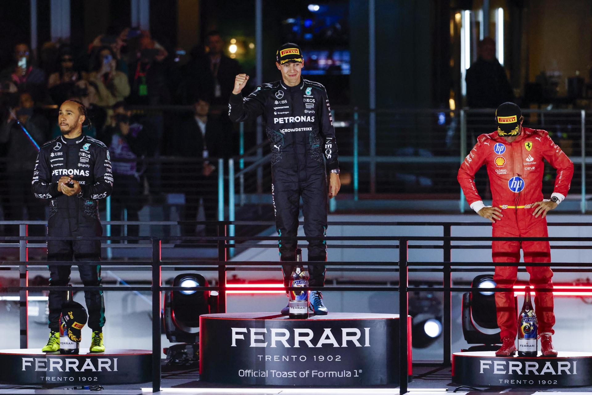 Verstappen se proclama tetracampeón del mundo en Las Vegas, donde ‘Checo’ Pérez se llevó el décimo lugar