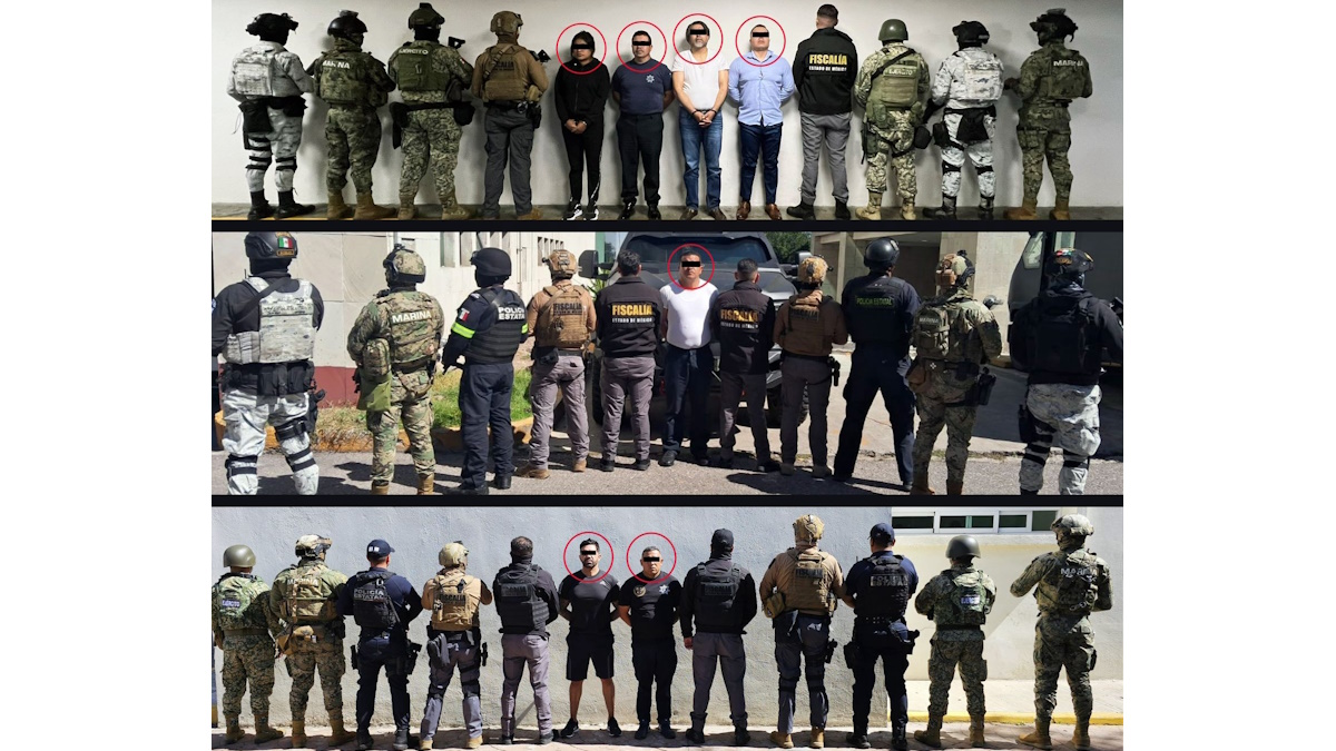 Suman siete funcionarios de seguridad detenidos en ‘Operativo Enjambre’ en el Edomex Suman siete funcionarios de seguridad detenidos en ‘Operativo Enjambre’ en el Edomex