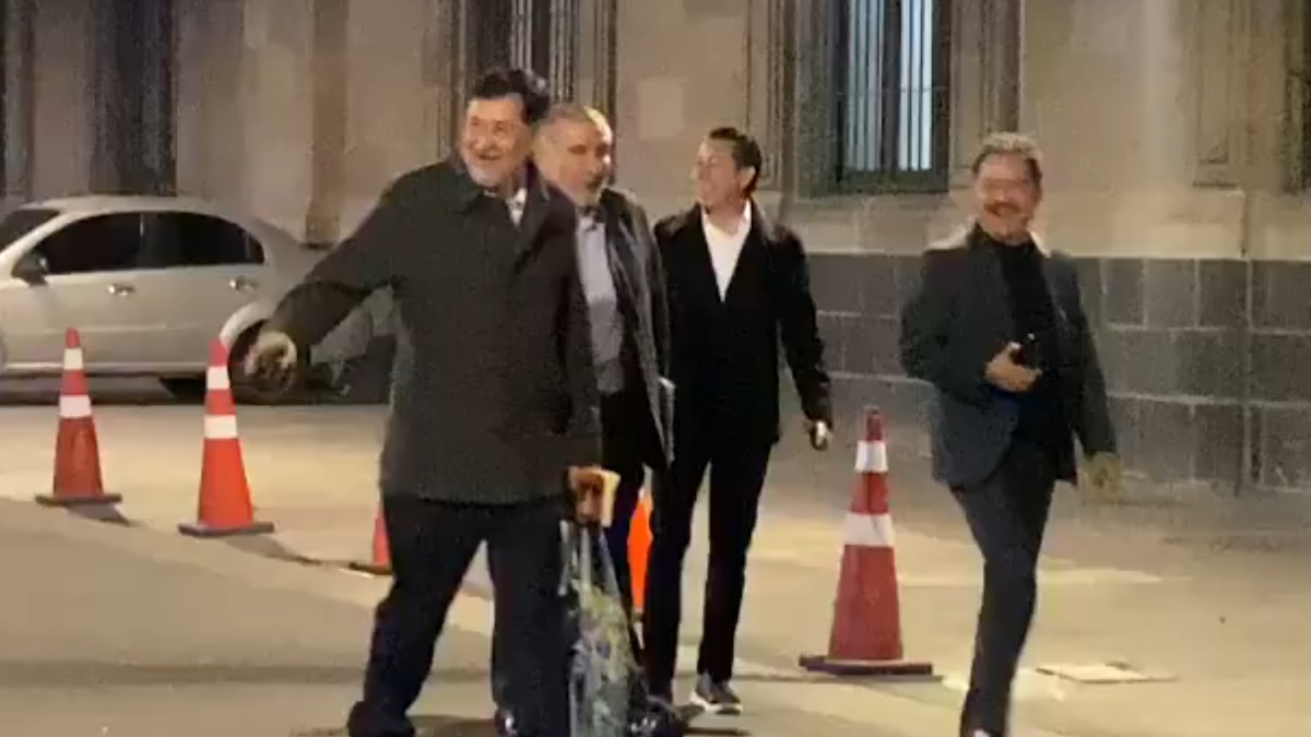 Adán Augusto, Ignacio Mier y Gerardo Fernández visitan Palacio Nacional en medio de tensiones