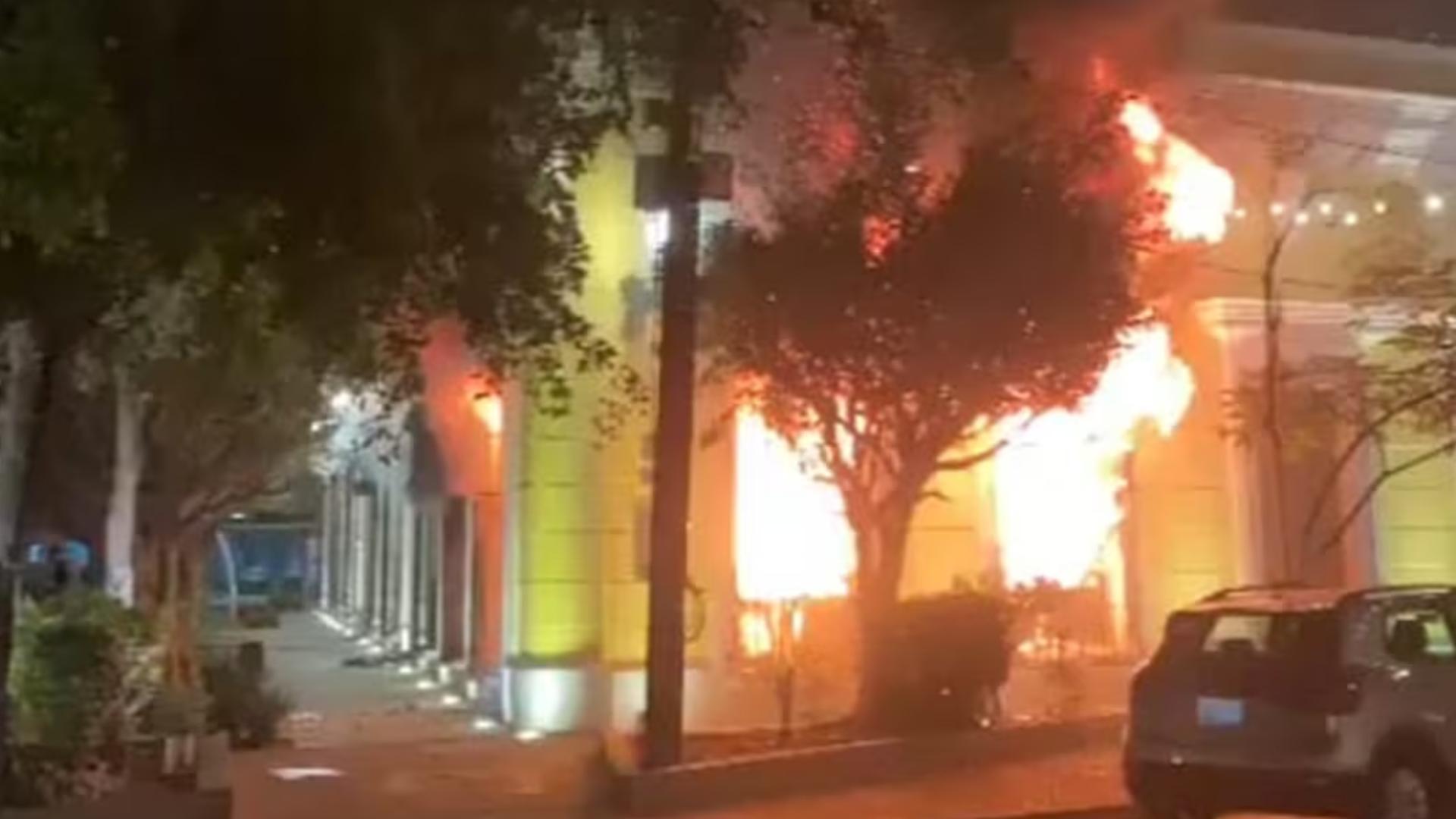 Controlan incendio en el Museo de Arte de Mazatlán Controlan incendio en el Museo de Arte de Mazatlán