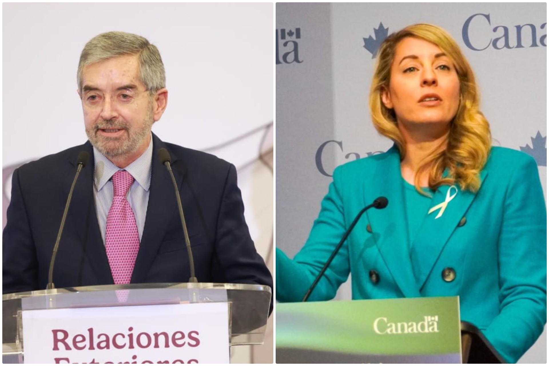 De la Fuente conversa con canciller de Canadá, Mélanie Joly; hablan sobre T-MEC y trabajo fronterizo