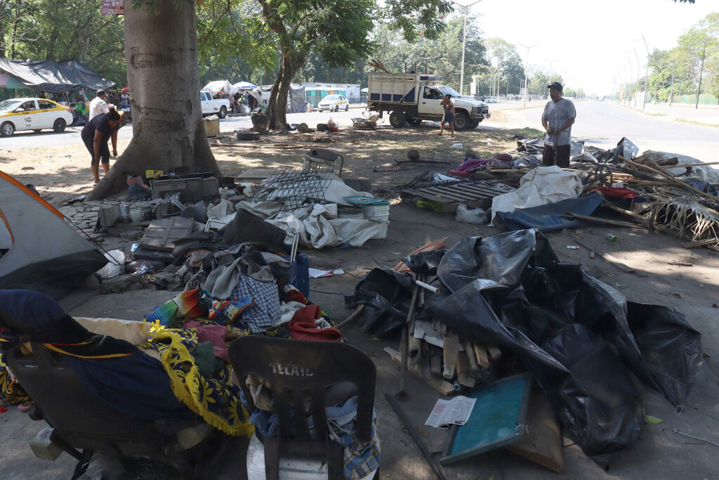 Autoridades remueven un campamento de migrantes en Tapachula - 85a634a32f87f4cf8e555b97a19154e66cc0c8d0w-1024x683