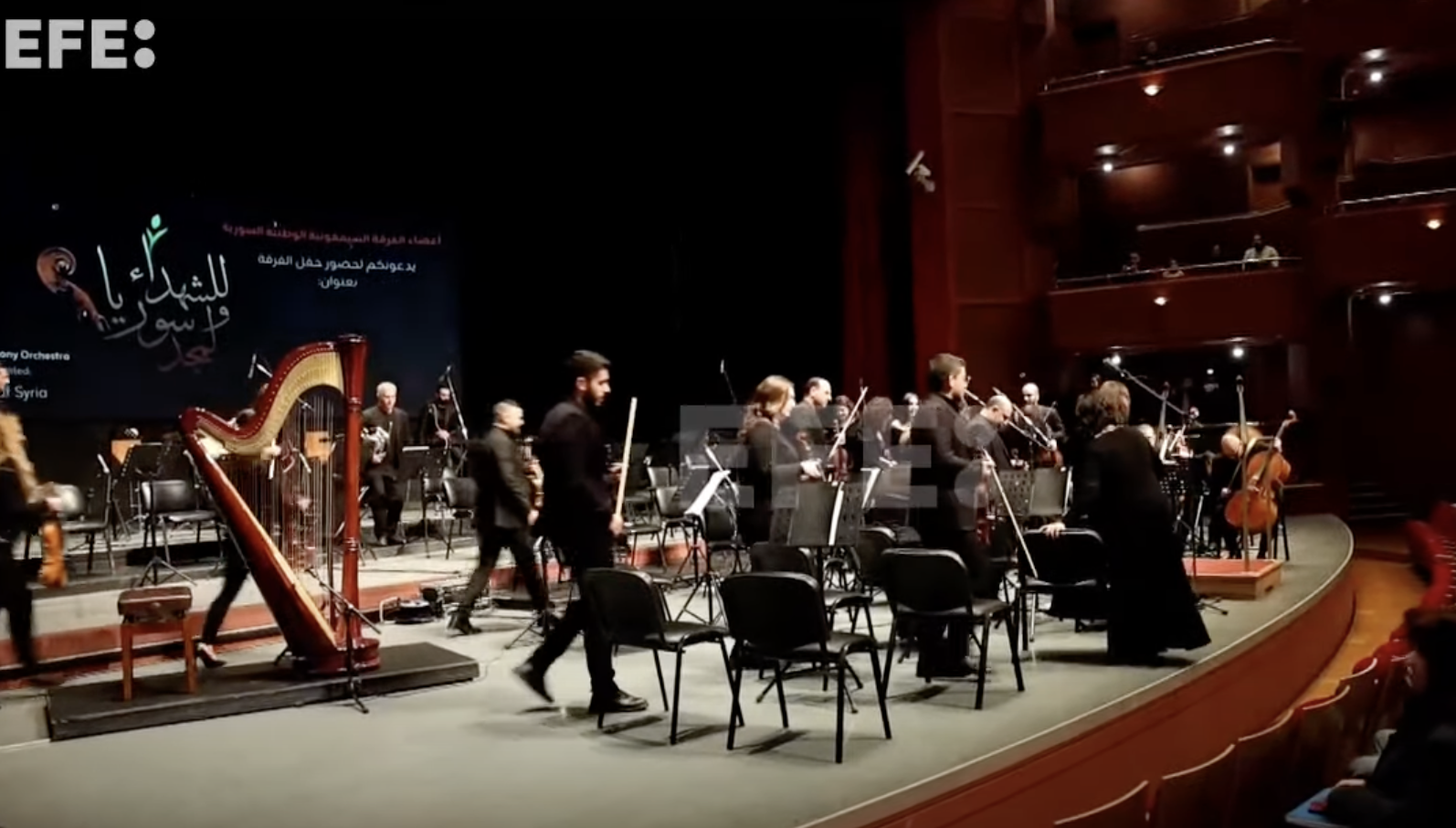 La orquesta sinfónica de Siria regresa a los escenarios