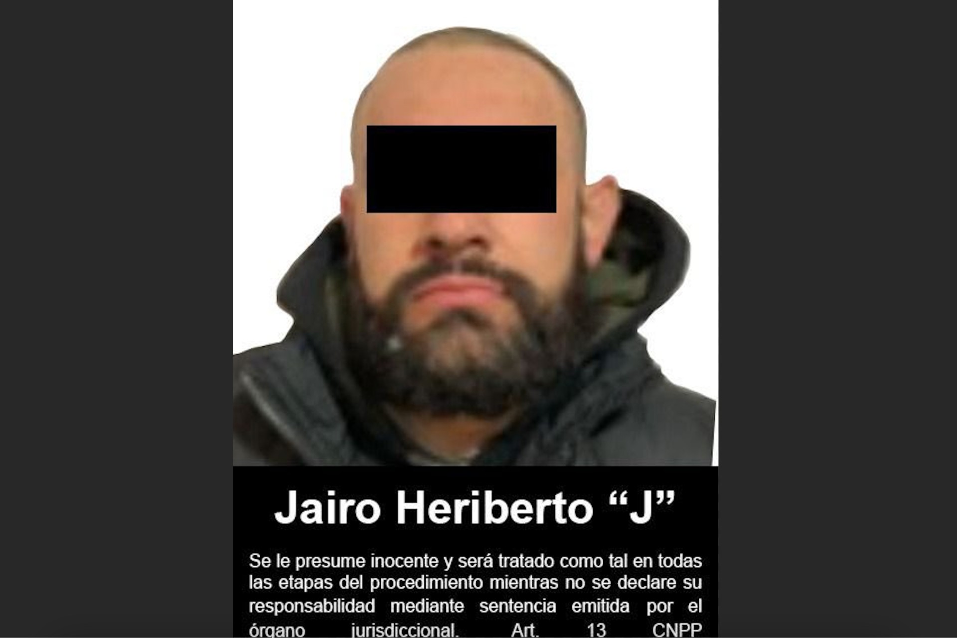 Detienen a Jairo Heriberto “N”, presunto líder del tráfico de fentanilo a EE.UU.