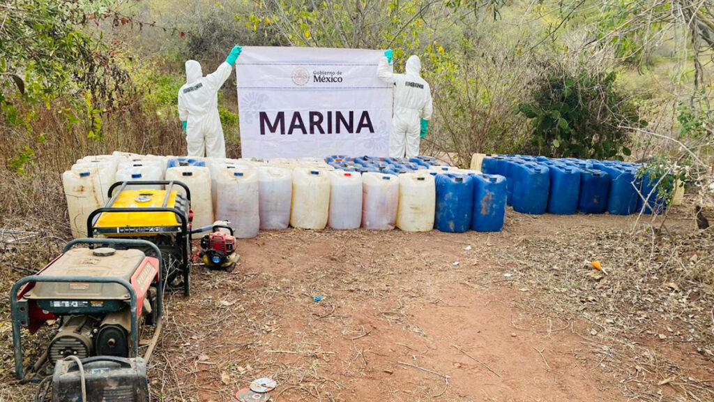 Marina destruye dos narcolaboratorios en Culiacán - material-asegurado-en-narcolaboratorio-en-culiacan-1024x576