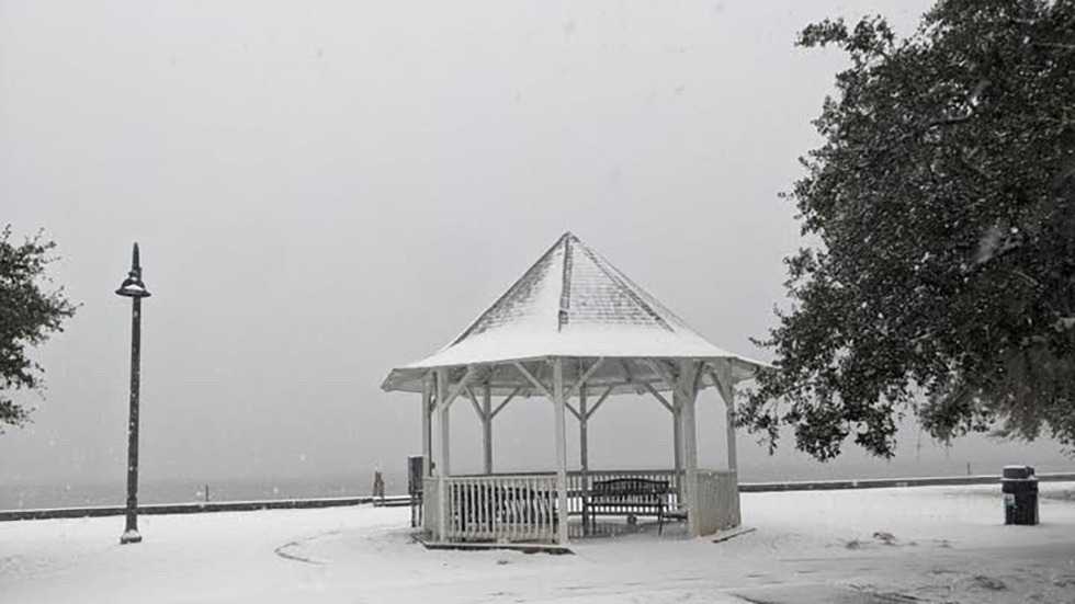 Nueva Orleans recibe una nevada histórica después de 16 años Nueva Orleans recibe una nevada histórica después de 16 años