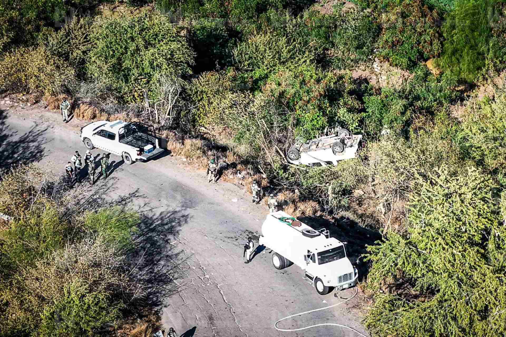 Persecución al sur de Culiacán, Sinaloa, deja siete muertos Persecución al sur de Culiacán, Sinaloa, deja siete muertos