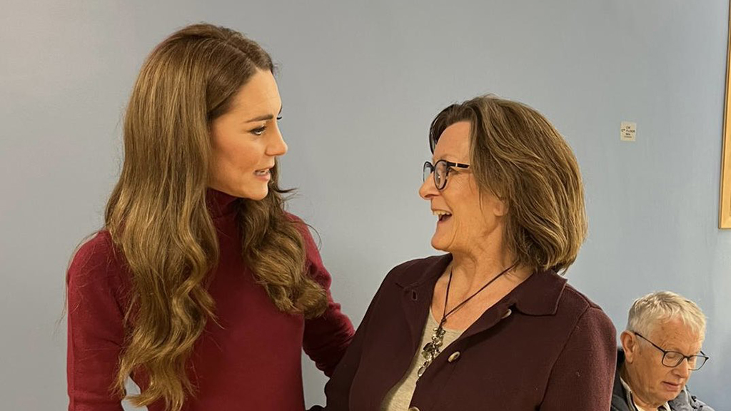 La princesa Kate visita la clínica donde recibió tratamiento para el cáncer