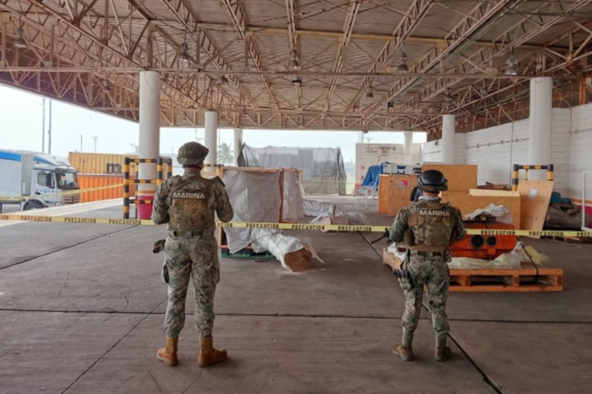 Semar asegura más de media tonelada de marihuana en Aduana de Veracruz