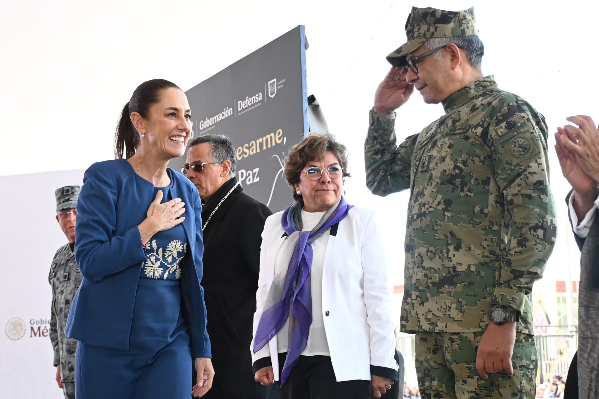 Sheinbaum lanza en la Basílica de Guadalupe el programa ‘Sí al desarme, sí a la paz’